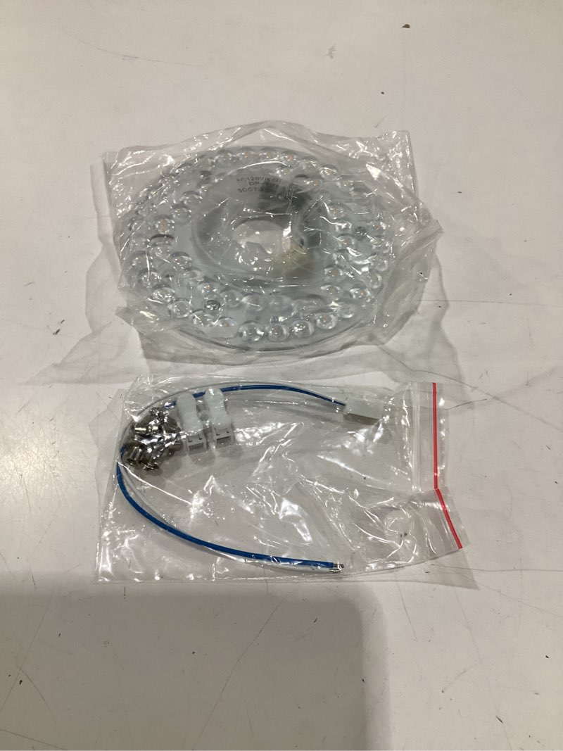 Condition photo showing New/Like New for 4.92" ceiling fan led light board replacement upgrade retrofit kit bright dimmable 120v 18w 3cct 3000k 4000k 6000k daylight 1800lm pcb, magnetic easy install in 5min (cover or shade not included) 4.92 inch