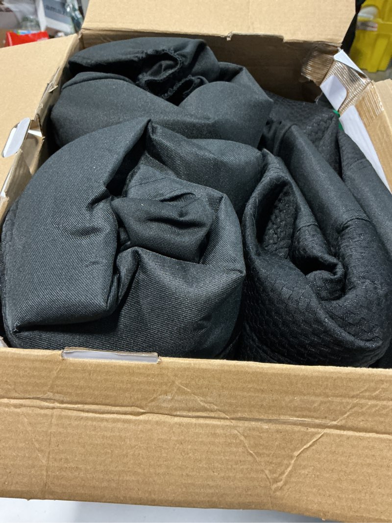 Condition photo showing Good Condition for genuine dickies 3 piece arlington cloth truck seat covers black, 806442
