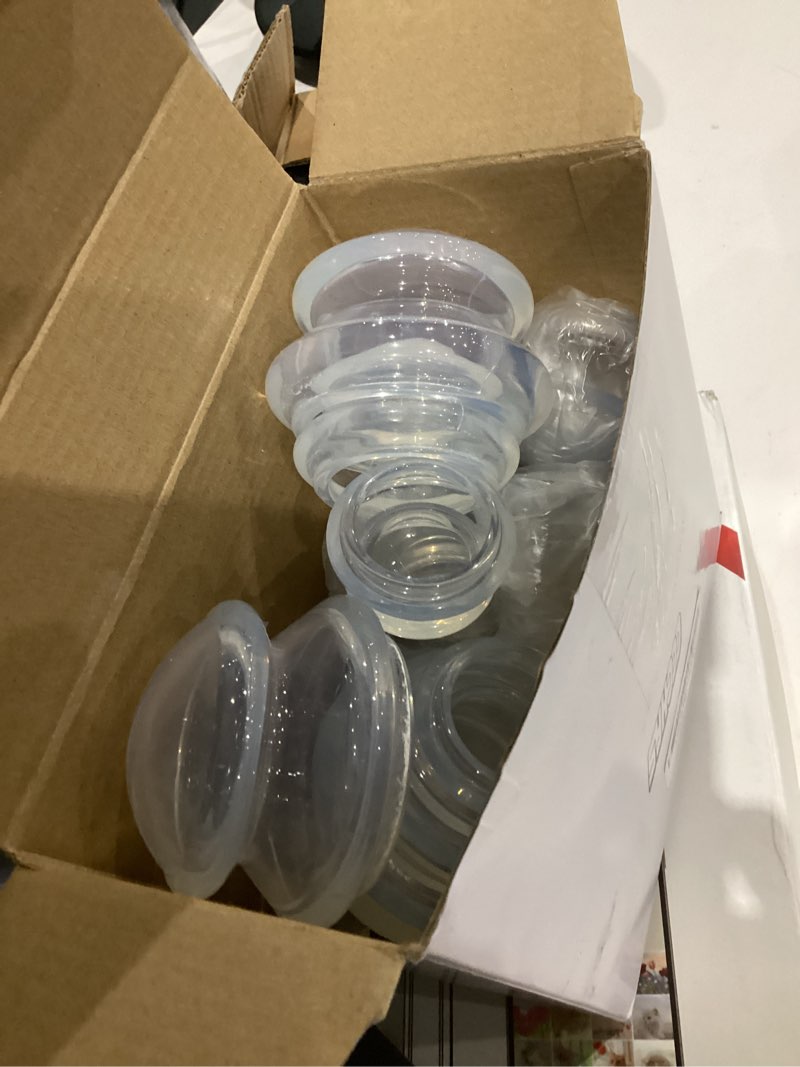 Condition photo showing Good Condition for syhood 16 pcs 4 sizes cupping therapy set silicone cupping massage cups professional therapy studio and household set for cellulite reduction body myofascial muscle nerve joint pain