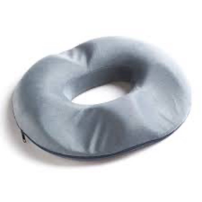 black mountain products bmp donut orthopedic tailbone seat cushion - grey