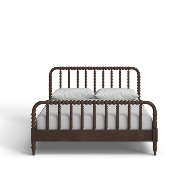 Benbrook Queen Bed Rails Coffee Finish(incomplete box 2/2)