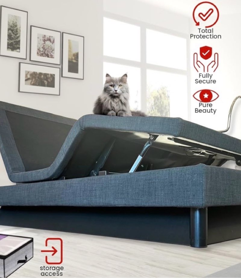 Under Bed Pet Blocker Set – Adjustable Height & Length, Fits All Beds, 3 Sides Included