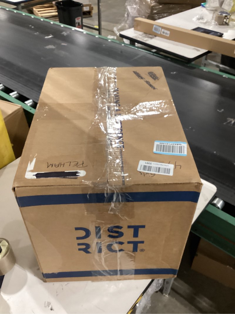 Condition photo showing New/Like New for IRIS USA Cat Litter Box, Large Cat Box Enclosure, Top Entry with Litter Catching Lid, Enclosed with Scoop, White/Gray