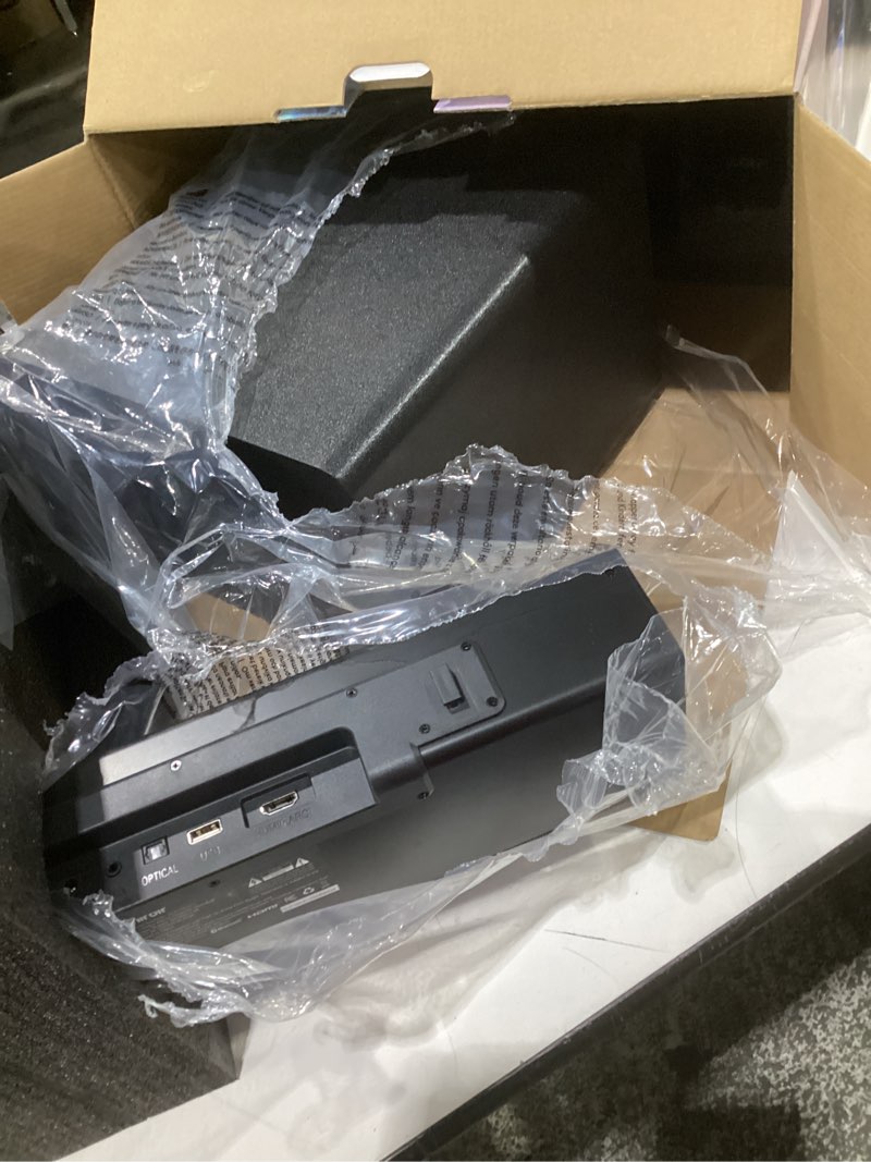 Condition photo showing Good Condition for miroir 5.1 sound bar with dolby atmos, with wireless subwoofer and 2 surround speakers, 410w bluetooth surround sound system, immersive home theater system for hdmi earc/opt/aux/bt