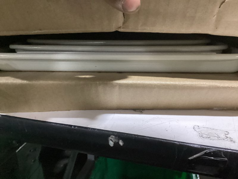 Condition photo showing Good Condition for martha stewart gallen 3-piece cookie sheet set – 13", 15", 17" baking pans, ceramic nonstick, pfa-free, carbon steel – oven safe to 450°f, warp-resistant, easy to clean - linen white linen white (set) 3-piece baking sheet set (13",15",17")