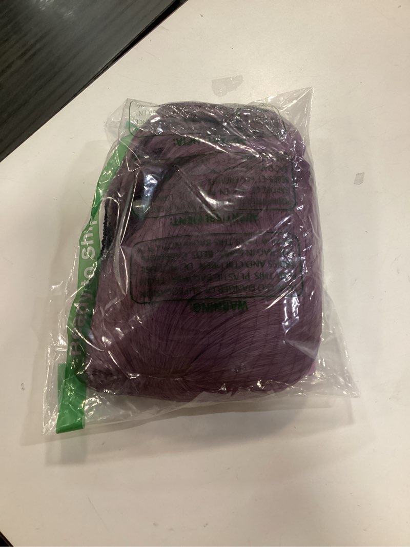 Condition photo showing Good Condition for eNilecor Purple Wig Short Colorful Curly Curly Wavy Bob Wigs with Air Bangs 14" Natural Synthetic Wigs for Women (Taro Purple)