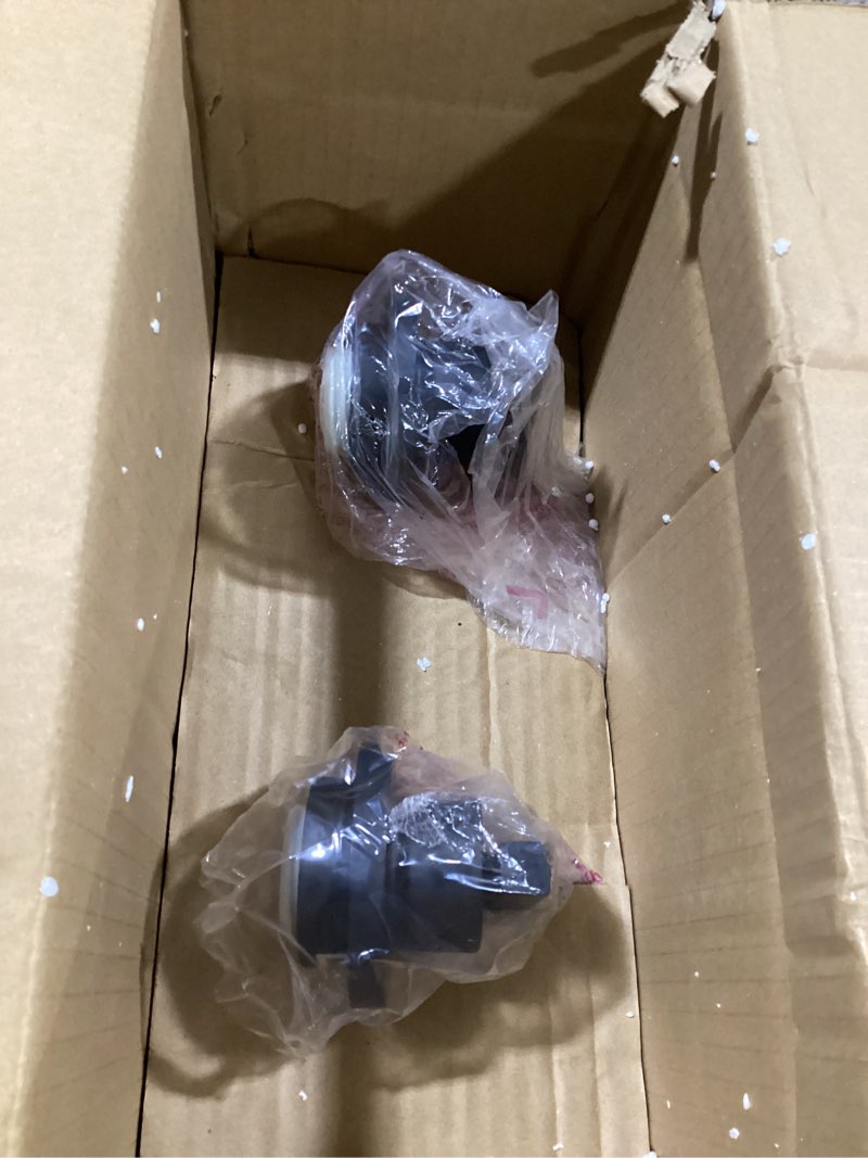 Condition photo showing Good Condition for wall sconces set of 2 matte black vanity lights for bathroom, modern wall light fixtures sconce lights indoor with clear glass farmhouse wall mount lamp for bedroom mirror living room hallway e26 base matte black 2pcs single glass