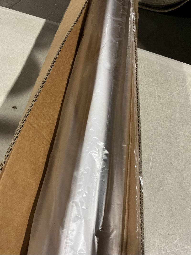 Condition photo showing Good Condition for arlo blinds faux wood blinds with crown valance -  width x  height, white, cordless window blinds & shades - blinds for indoor windows, 2\" faux wooden blinds for home, window shades