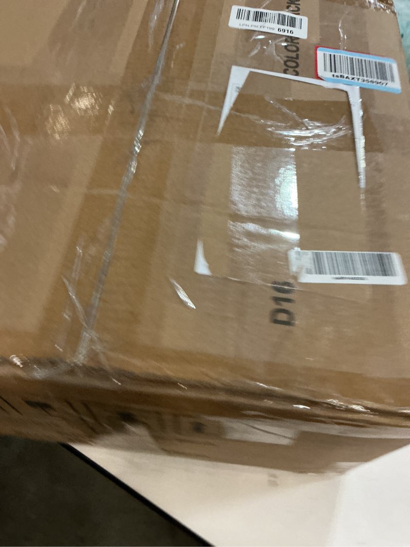 Condition photo showing New/Like New for drafting chair with backrest – adjustable foot rest rolling stool with wheels, pu leather swivel stool for office spa studio lab counter salon home work bar kitchen shop(black) 1 black