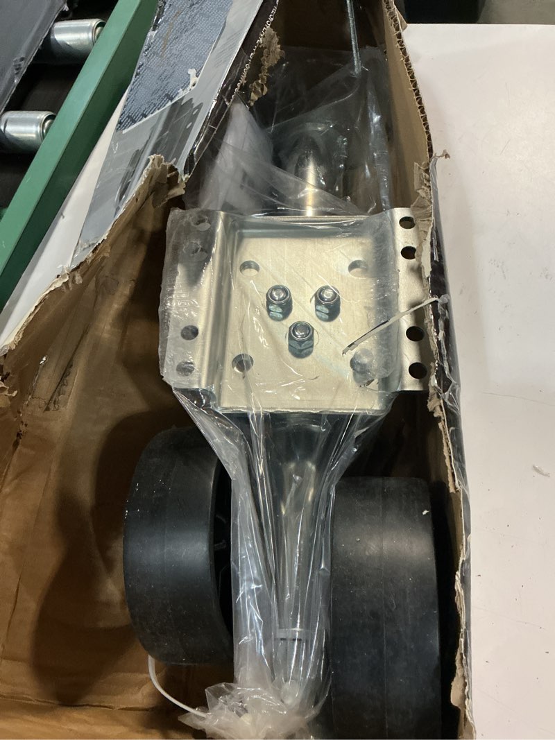 Condition photo showing Good Condition for trailer jack with wheel- 2000 lbs, heavy duty longer lifespan boat trailer jack, 12" lift galvanized