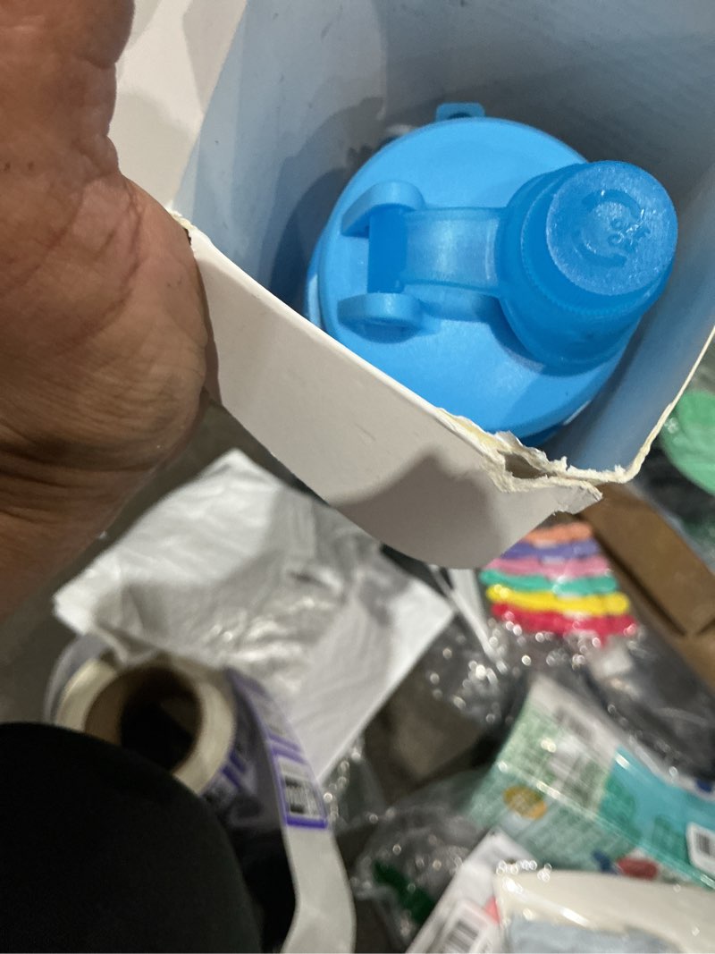 Condition photo showing Good Condition for collapsible water bottles travel water bottle sports portable sport water bottle reusable water bottles comes with mountaineering buckle 500ml silicone water-proof camping water bottle 1 pack blue