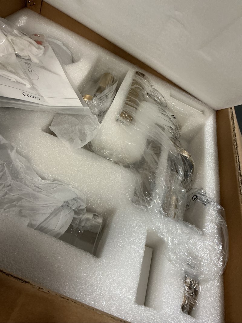 Condition photo showing Good Condition for Raindrop Sconces Ser of 2 Raindrop Wall Sconces 17in Brass Teardrop Sconces Modern Dimmable Gold Bathroom Vanity Light Rain Wall Lighting for Hallway,Stairs, Included Bulbs Gold-Rod-2Set