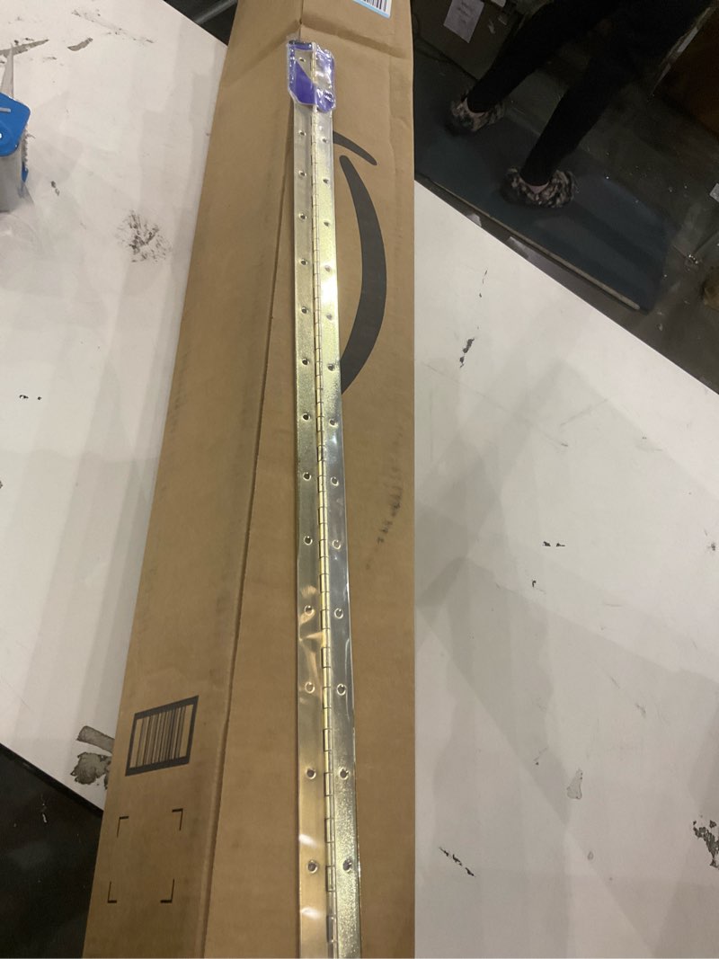 Condition photo showing Good Condition for Hardware Essentials 851071 Continuous Pin 36" x 1-1/2" Brass