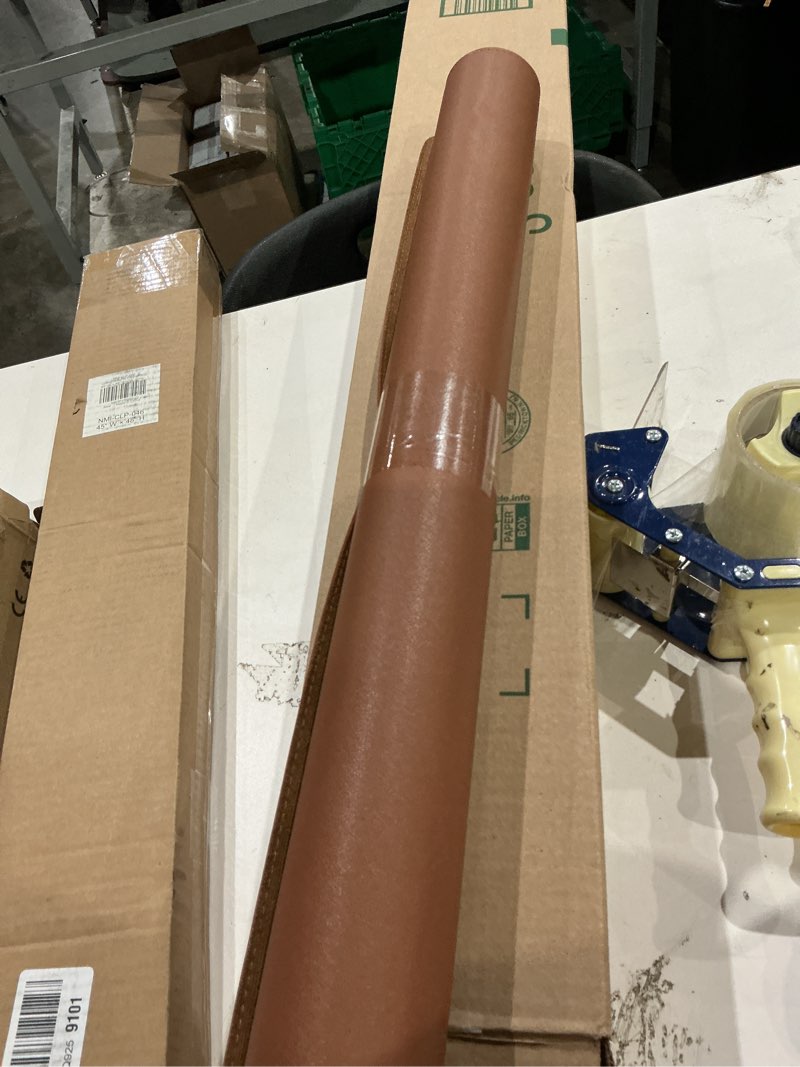 Condition photo showing Good Condition for large desk mat- premium non-slip desk pad, waterproof and scratch-resistant office desk protector, large desk pad workspace mat for home and office(brown) 55\" x 24\" brown