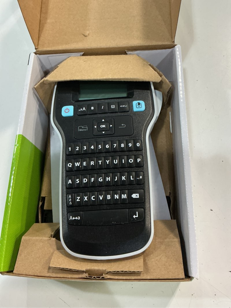 Condition photo showing Good Condition for dymo labelmanager 160 label maker bundle with 3 d1 label cassettes, portable handheld, qwerty keyboard, one-touch smart keys, large display, home & office organization machine + 3 tapes