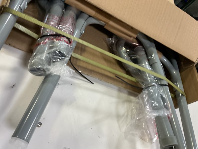 Condition photo showing Good Condition for Medline Lightweight Two Button Folding Walker with 5" Wheels, Aluminum Frame Supports up to 300 lbs Metallic 1 Count (Pack of 1)