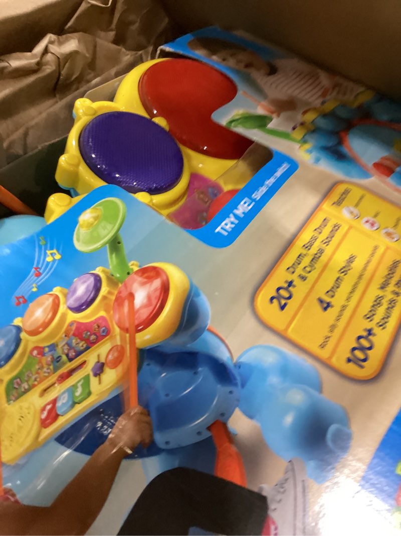 Condition photo showing As Is for VTech Zoo Jamz Stompin' Fun Drums,Multicolor