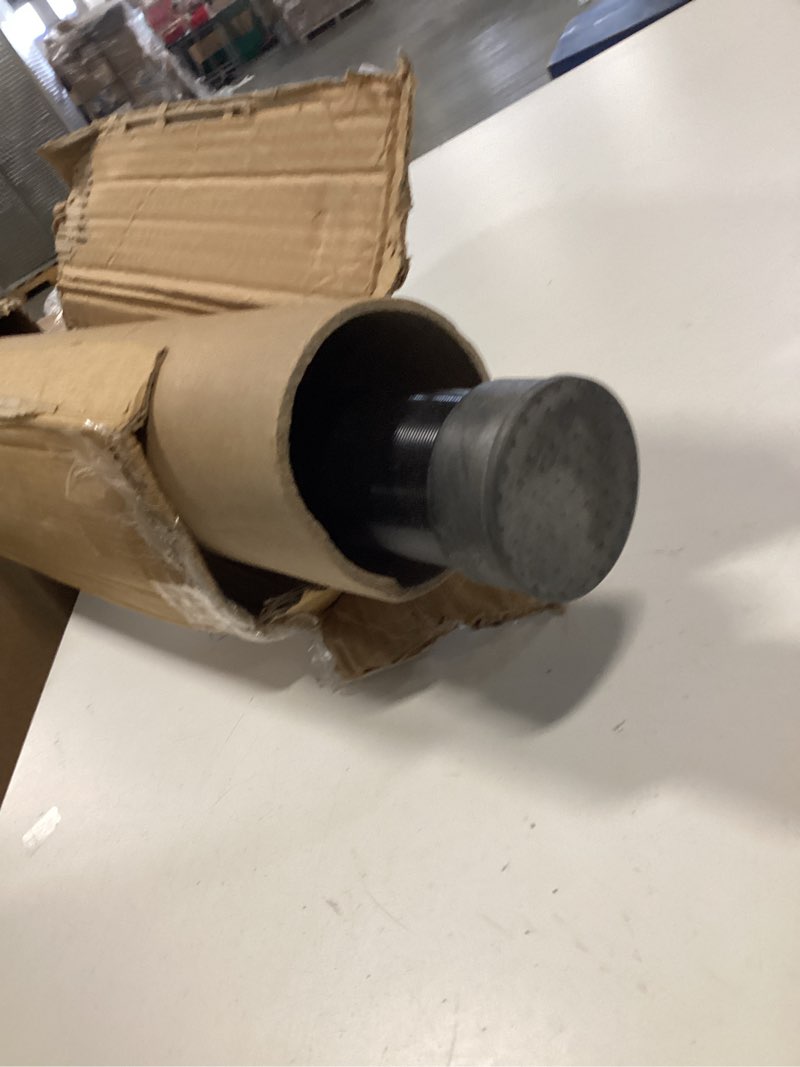 Condition photo showing Good Condition for Olympic EZ Curl Barbell Bar 47", 2-Inch Curl Bar for Weight Lifting,Hip Thrusts,Squat,Biceps-Home Gym Weight Bar, Chrome Curling Bar for 2 Inch Weight Plates -2 Spring Collars(500lb Weight Capacity) Black