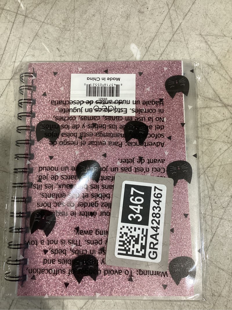 Condition photo showing Good Condition for 24pcs spiral notebook  lovely cat pattern pp cover divider notebook 82pcs paper notepad writing stationery diy notebooks writing planner for 74pcs students office school girl gifts  100 sheets 6x8