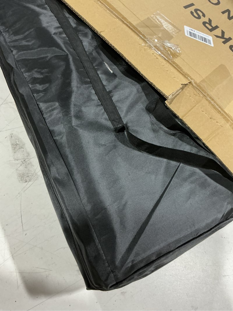 Condition photo showing Good Condition for 48 inch foldable poker table top for 8 players, octagon poker table topper with chips tray & cup holders, professional texas hold’em poker table mat layout with carrying bag for card casino games grey