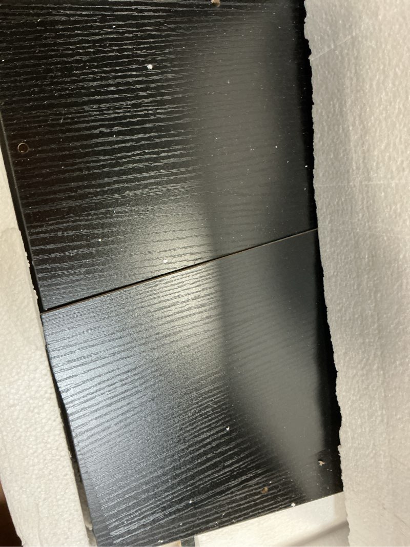 Condition photo showing Good Condition for fitueyes floating tv stand wall mounted, floating entertainment shelf under tv for living room, black