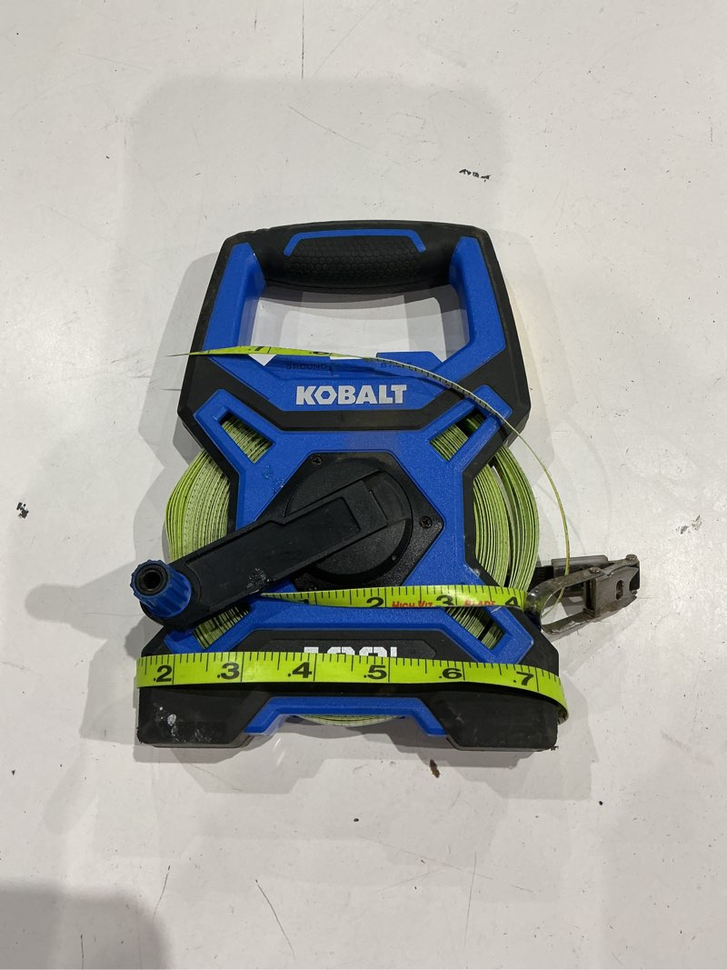 Condition photo showing As Is for not exact similar to kobalt 100-ft long tape