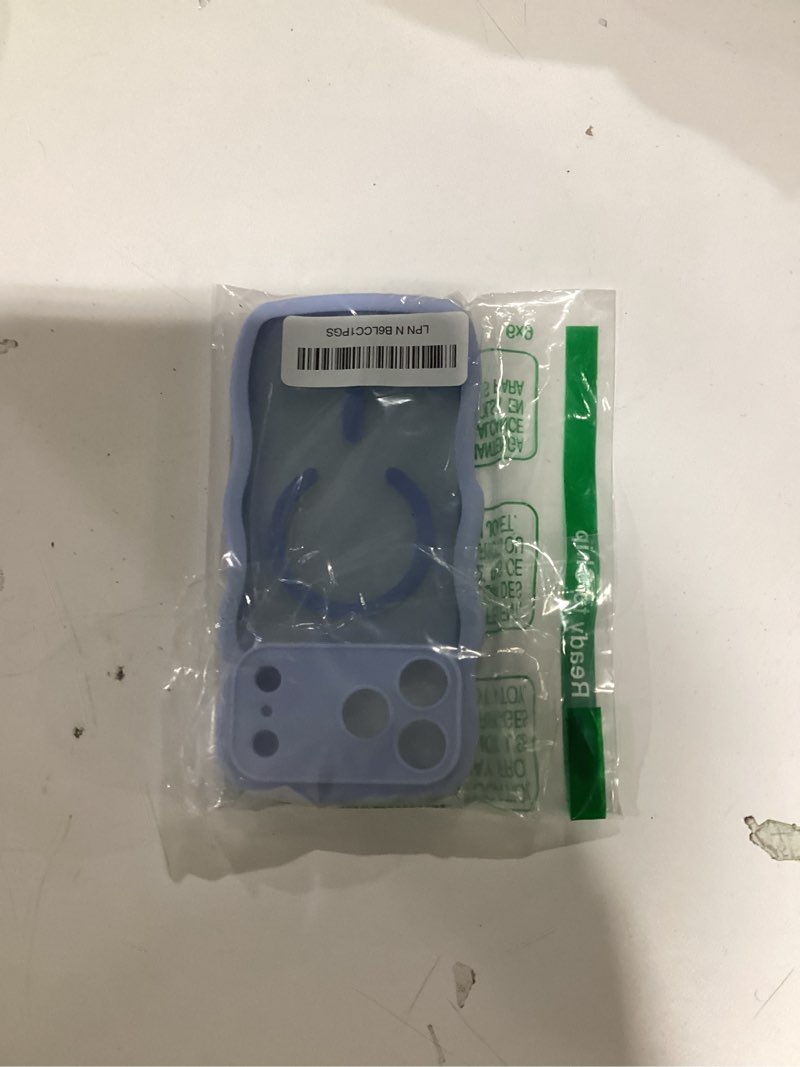 Condition photo showing New/Like New for BENTOBEN Magnetic for iPhone 17 Pro Max Case, Cute Wavy [Full Camera Protection][Compatible with MagSafe] Matte Anti-Slip Bumper Women Girls Boys Protective Cover for 17 ProMax 6.9", Mist Blue Mist Blue iPhone 17 Pro Max