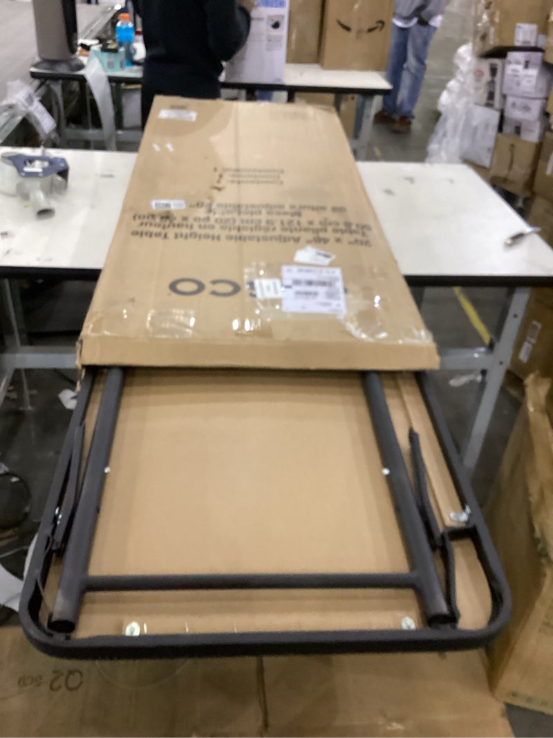 Condition photo showing Good Condition for COSCO 14440BLK1E Plastic Top Adjustable Height Folding Table 20" x 48" Black