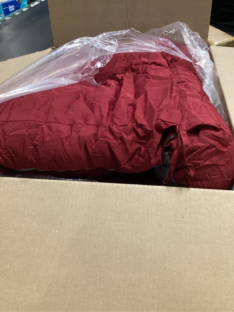 Condition photo showing Good Condition for mtmr chaise lounge cushion outdoor, non-slip chair cushion for patio furniture, waterproof outdoor replacement seat pad for pool lawn wicker couch bench loveseat, long thick lounge cushion, burgundy