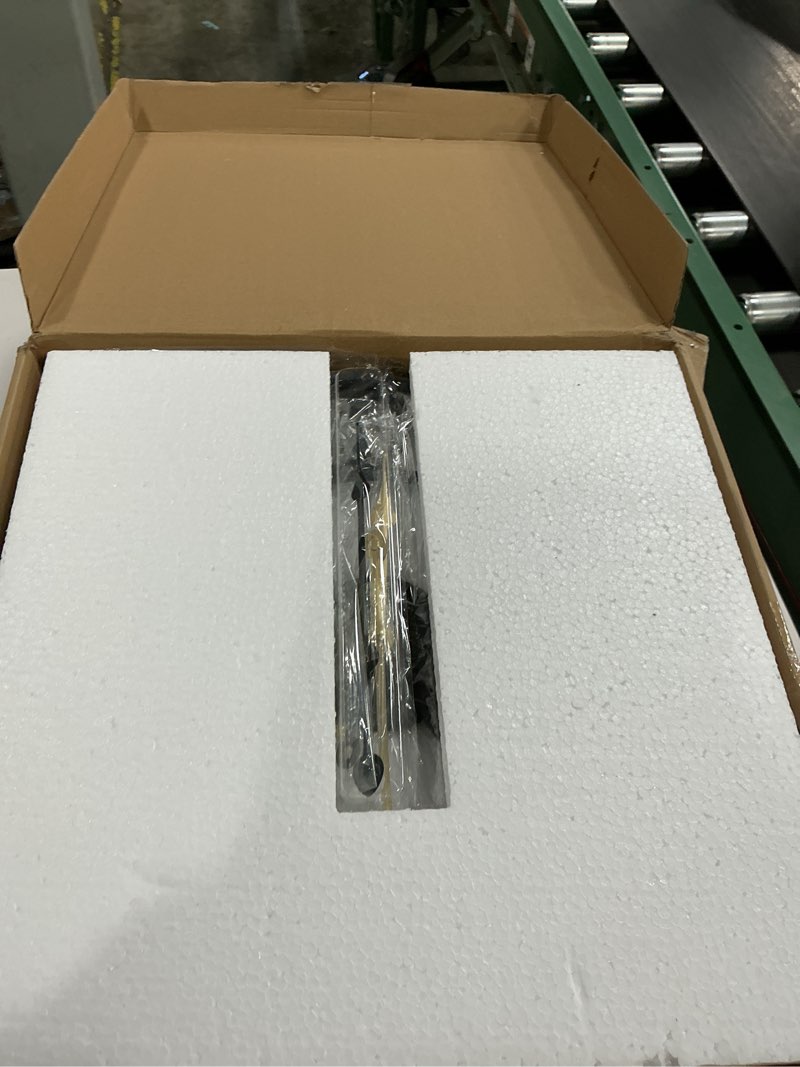 Condition photo showing item condition for LEIKE Large Wall Clock, 16" Silent Non-Ticking, Battery Operated, Oversized, Decorative Retro Black Metal Clock for Living Room,Farmhouse, Dinner Room,Indoor, Outdoor Decor(40cm, Black Arabic Number) 16 Inch Black-arabic Number