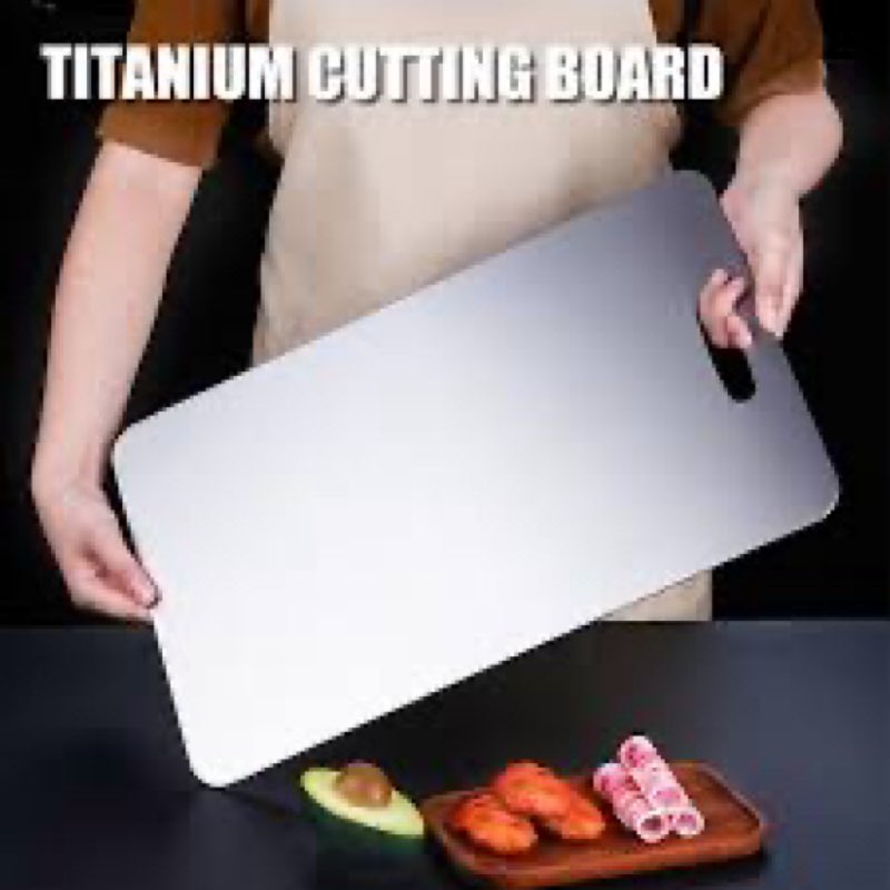 Titanium Cutting Board - 2025 New Upgrade 100% Pure Titanium Cutting Boards for Kitchen Double Sided
