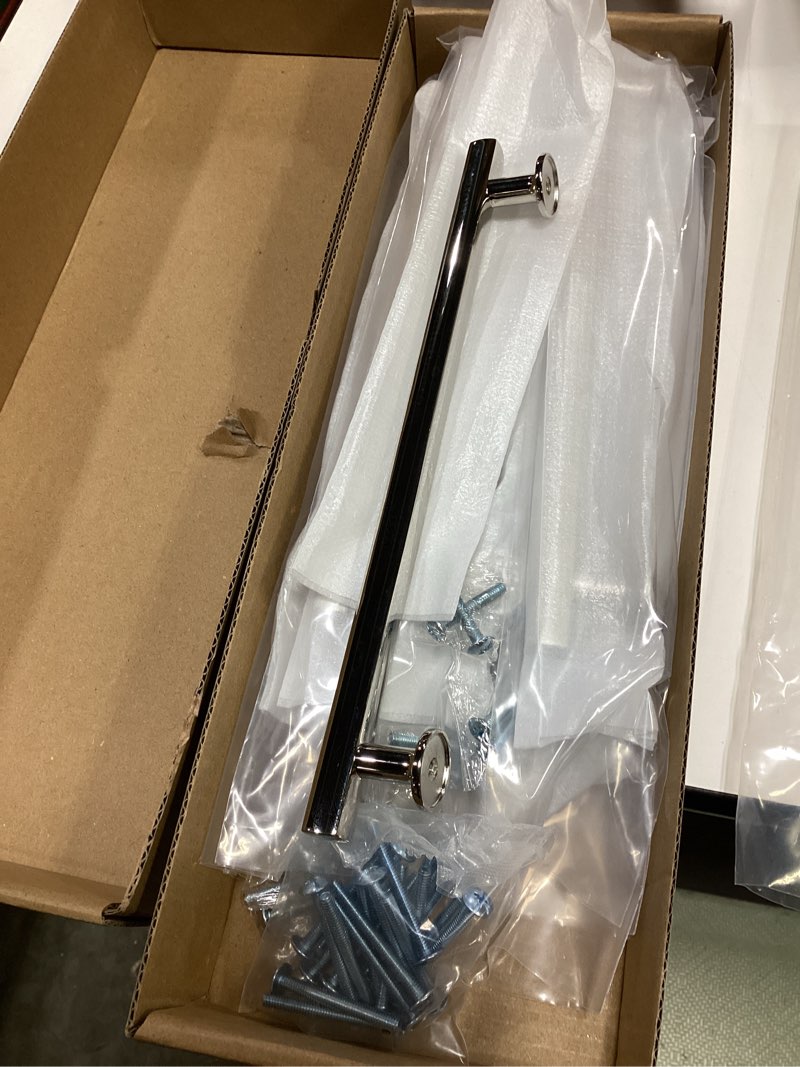 Condition photo showing New/Like New for zauyx 10 pack 8 inch(203mm) hole center polished nickel cabinet pulls square cabinet handles solid h