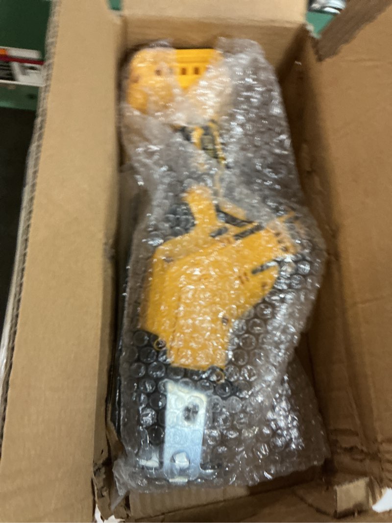Condition photo showing New/Like New for cordless reciprocating saw for dewalt 20v max battery, power recipro saw, 0-3500 spm variable speed, 4 saw blades kit cutting tool for wood metal pvc (battery not included)