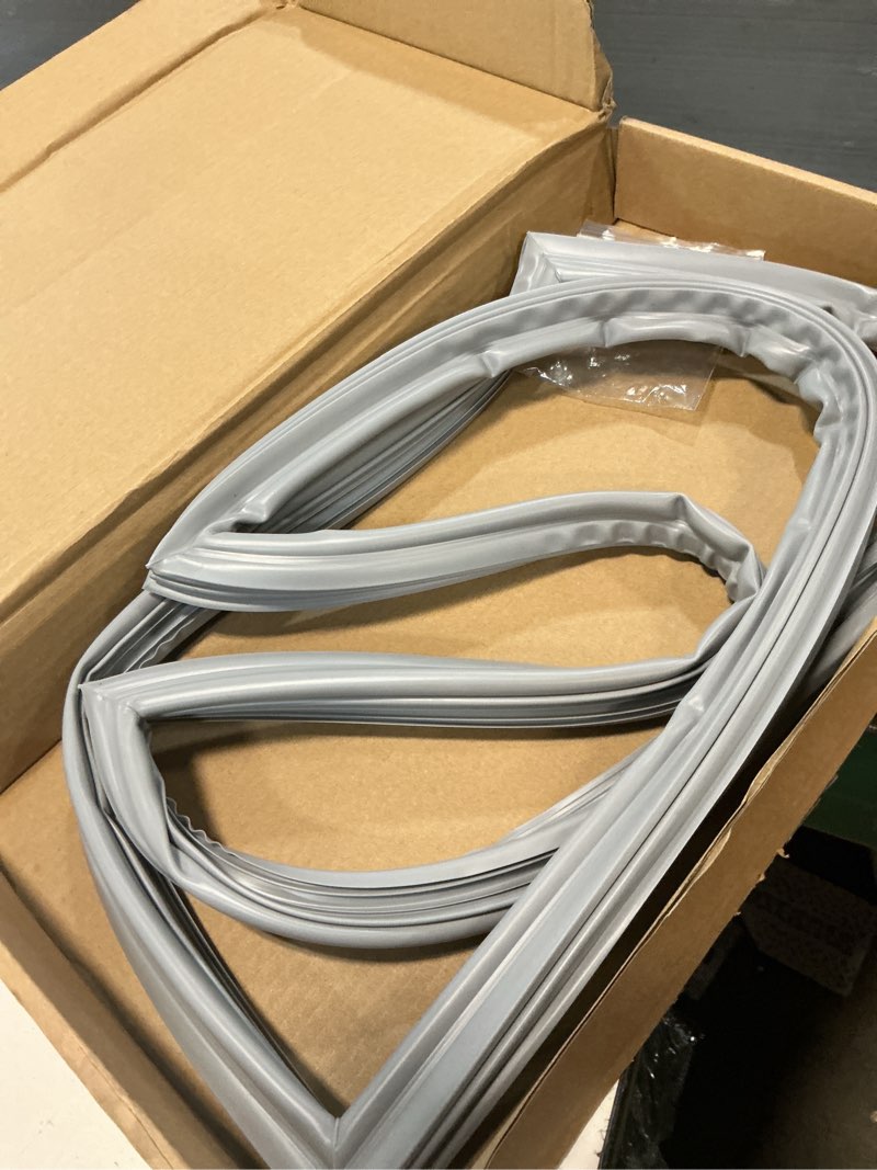 Condition photo showing As Is for upgraded wpw10443311 freezer door gasket compatible with whirlpool kenmore kitchenaid refrigerator f