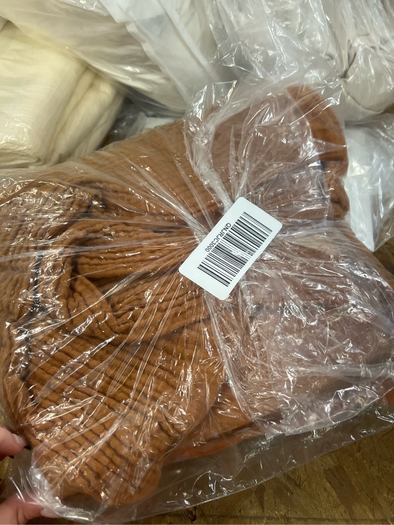Condition photo showing Good Condition for organic airy gauze sham set, king, terracotta