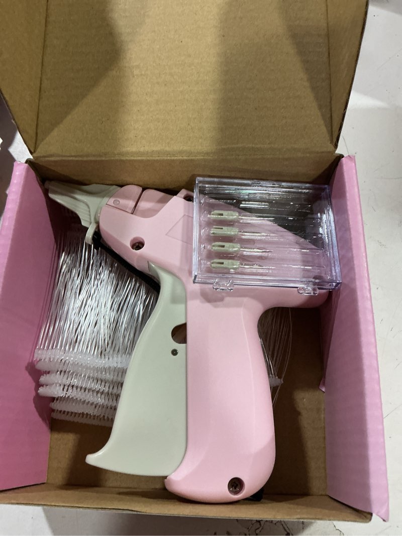 Condition photo showing Good Condition for wilfox stitch gun for clothing, 2 in 1 stitch tagging gun & retail price tag attacher gun for clothes with 6 needles,1000pcs 0.2" & 1000pcs 2" barbs