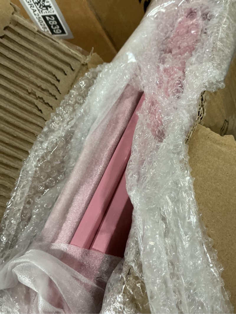 Condition photo showing Good Condition for SMIBUY Double Laundry Hamper with Lid, 120L Bamboo Laundry Basket with Removable Liner Bag, 2-Section Clothes Divider Laundry Sorter for Laundry Room, Bathroom, Bedroom (Pink)