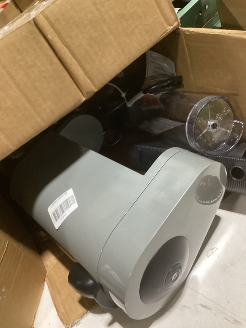 Condition photo showing As Is for de'longhi nespresso vertuo plus coffee and espresso maker by de'longhi, grey machine only gray