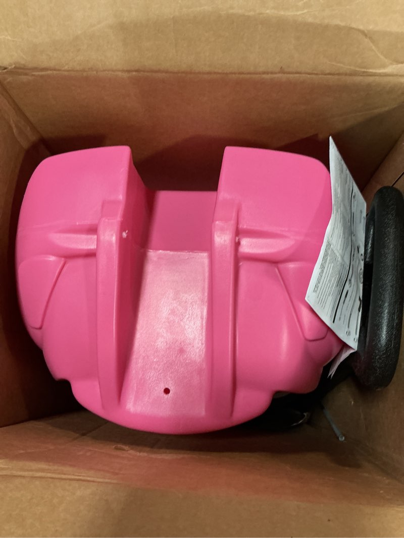 Condition photo showing As Is for step2 whisper ride ii kids push cars, ride on car, seat belt, horn, toddlers ages 1.5 – 4 years old, max weight 50 lbs., quick storage, stroller substitute, pink pink large