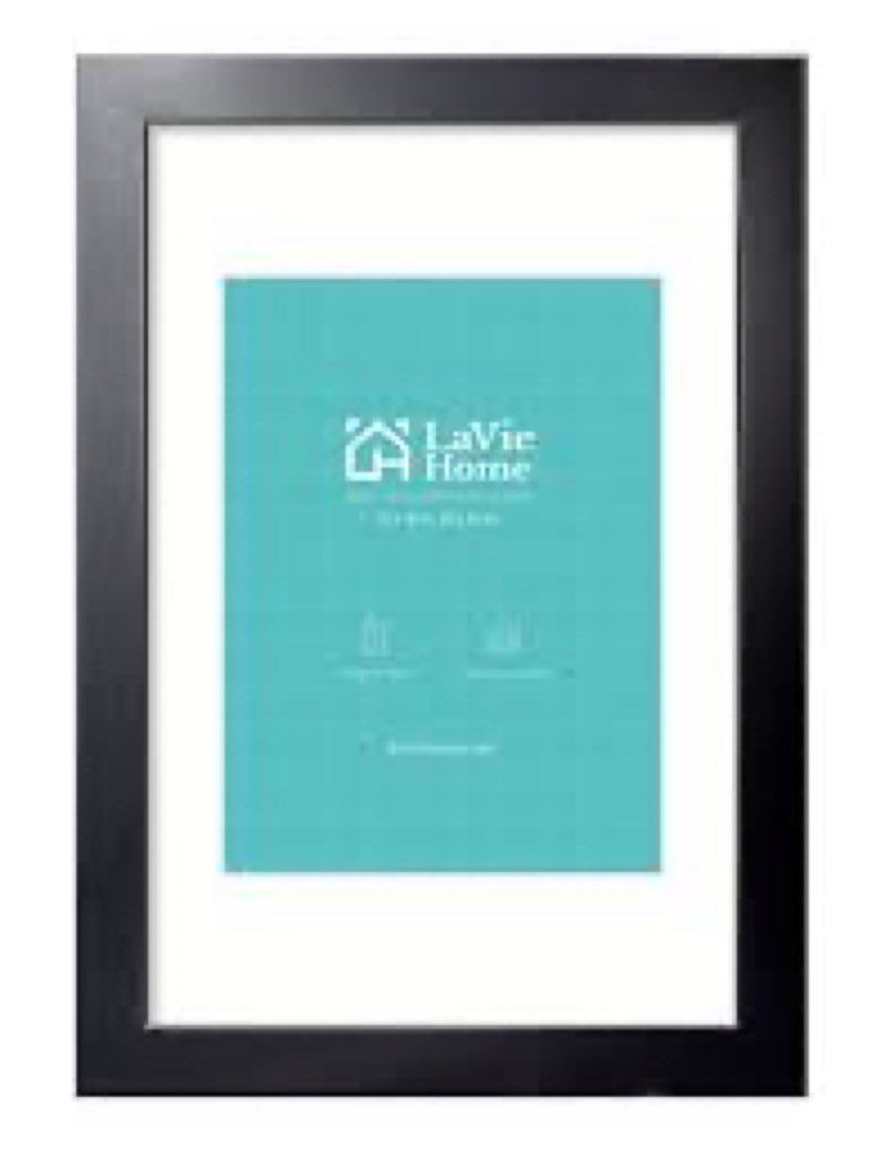 LaVie Home 12x18 Picture Frame for Wall Display, 12x18 Black Picture Frame with HD Plexiglas, 12 x 1