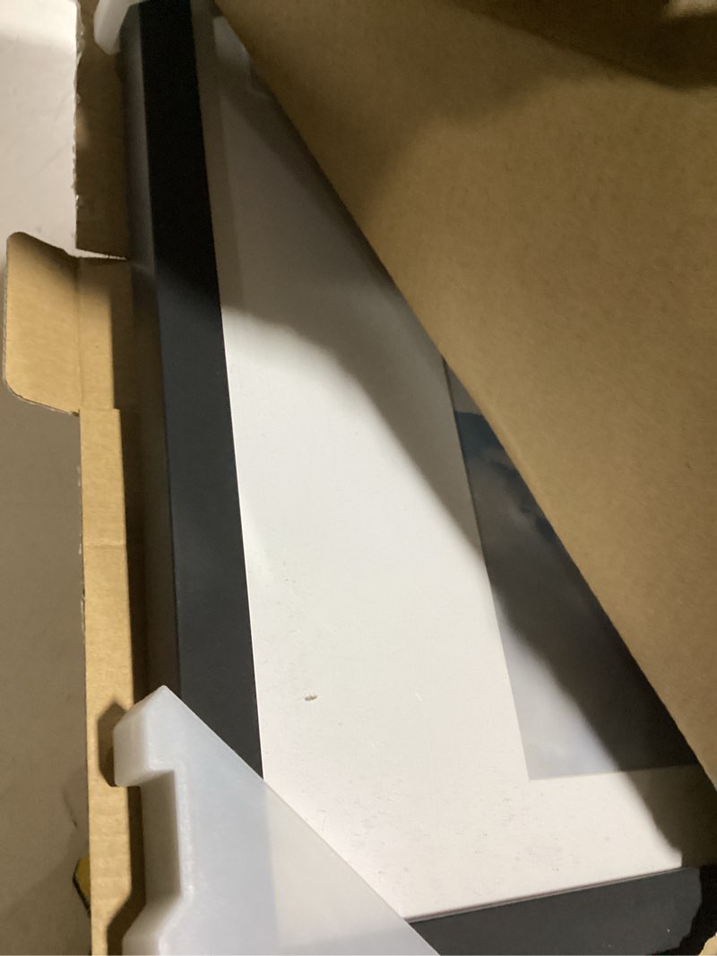 Condition photo showing Good Condition for upsimples 12x36 picture frame, display pictures 10x30 with mat or 12 x 36 without, wall hanging long frames, black, 1 pack black 12x36