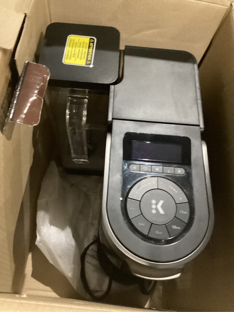 Condition photo showing As Is for Keurig K-Supreme Plus SMART Coffee Maker, Single Serve K-Cup Pod Coffee Brewer, BREWID and MultiStream Technology, 78 Oz, Black Black Maker
