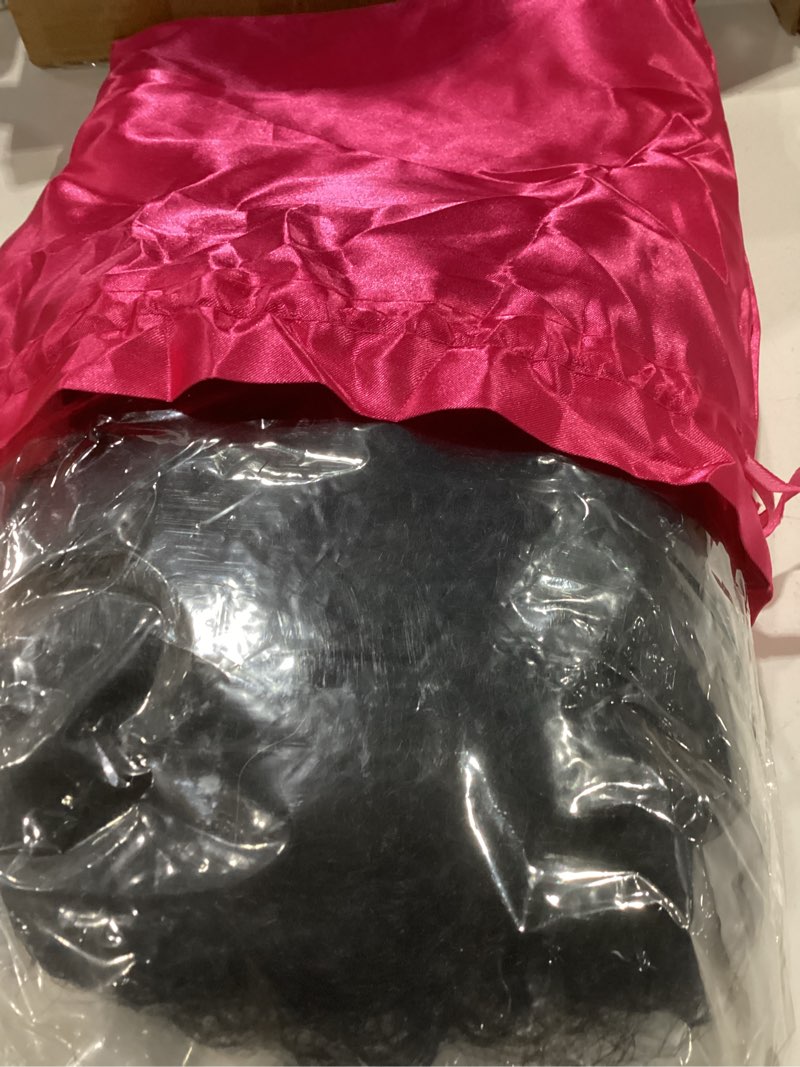 Condition photo showing New/Like New for EMOBANA 14 Inch 13x4 Lace Front Wigs Human Hair Curly Human Hair Wigs for Women Short Bob Wigs Human Hair Natural Black 180 Density 14 Inch 13x4 Curly Wig