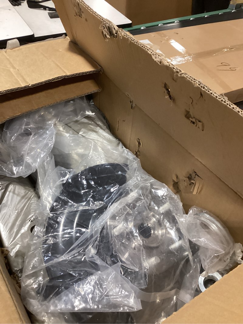 Condition photo showing As Is for front right side steering knuckle & wheel bearing hub assembly compatible with honda accord 2.4l coupe or sedan 2003-2007, replace for 698-400, lk074 (only for automatic transmission)