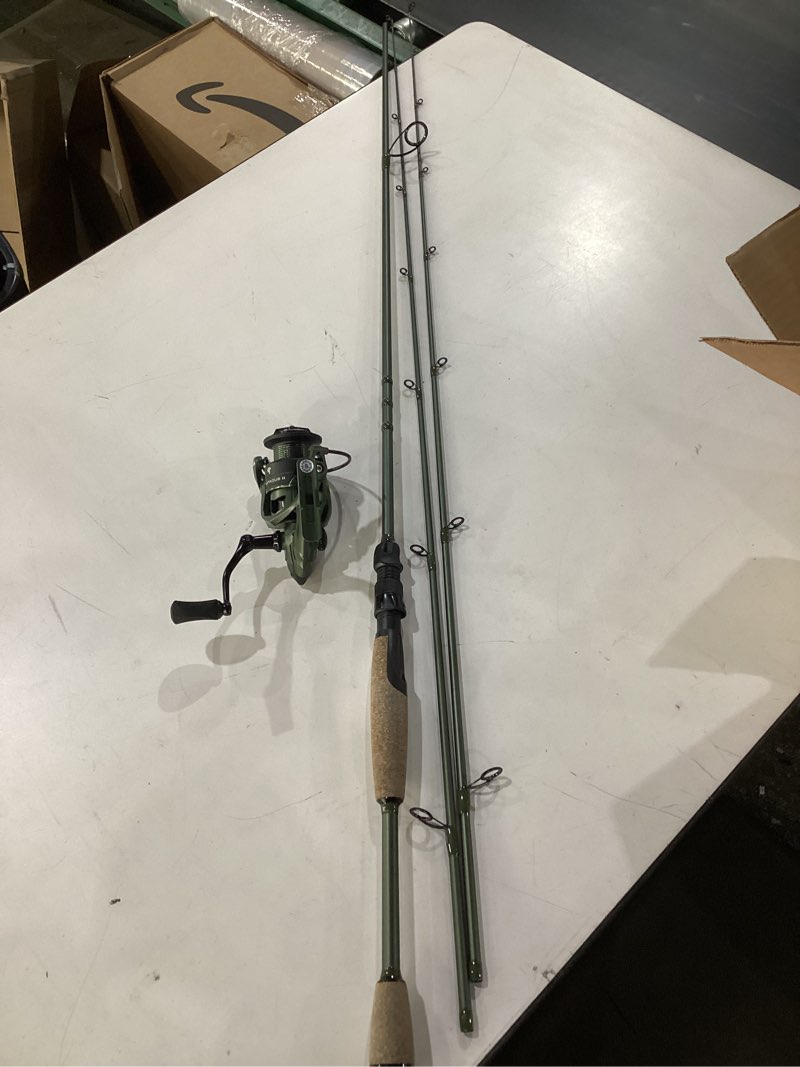 Condition photo showing Good Condition for *similar to stock* kastking spartacus ii plus twin-tip spinning & casting rods, im6 graphite blanks, stainless steel frame with zirconium oxide rings, 2-piece rods with extra tip section, pts, no-slip grip, hook keeper 6'0\"- m- fast (2 pcs+ extra tip) cast