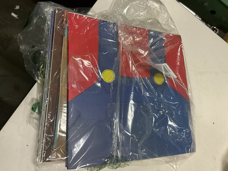 Condition photo showing Good Condition for 33 pcs super bros birthday party supplies, with super brother themed party decoration backdrop balloons insert card for video games themed birthday party decor
