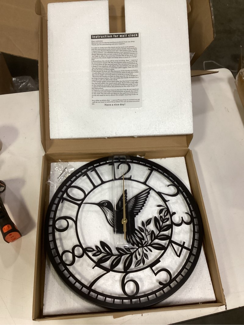 VPDTVK Big Wall Clock - Wall Clocks for Living Room Decor, Quiet and No Ticking Suitable for Wall De