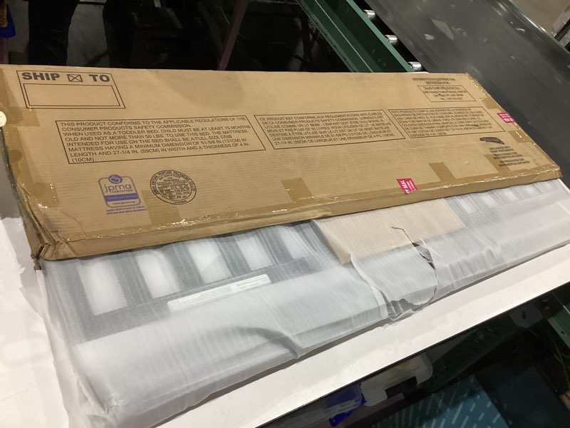 Condition photo showing Good Condition for graco toddler safety guardrail kit with slats (gray) for storkcraft crib conversion – greenguard gold certified