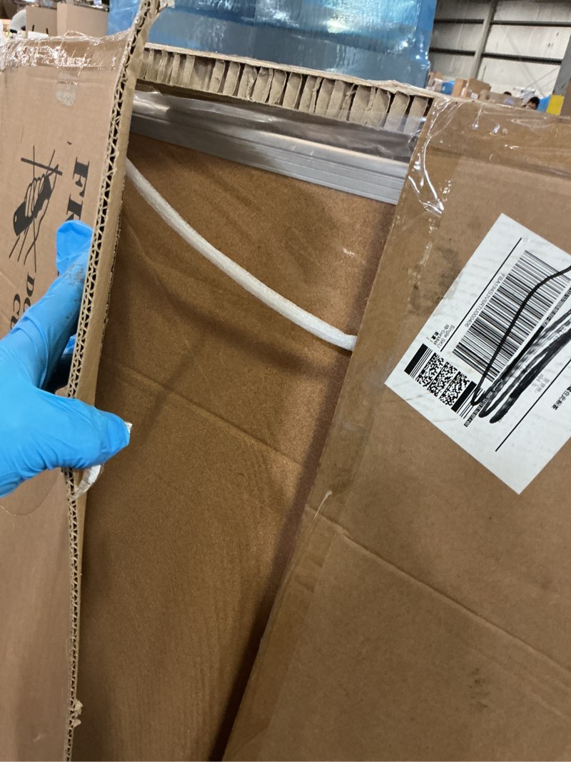 Condition photo showing Good Condition for board2by bulletin board 36 x 48, silver aluminium framed 4x3 large wall mounted cork office notice pin board silver 36" x 48"