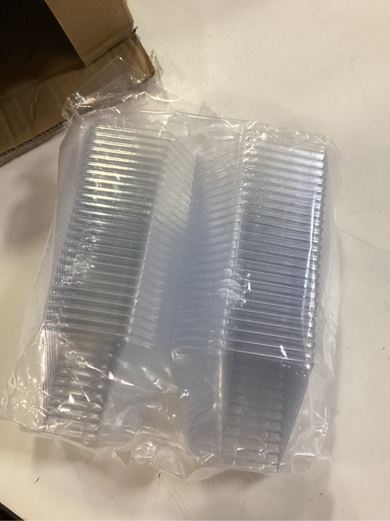 Condition photo showing New/Like New for TOFLEN 3.5 oz Mini Dessert Cups with Lids and Spoons 150 Pcs | Serves 50 | Hexagonal Small Plastic Dessert Cups for Parfait, Cake, Mousse, Appetizers, Jello Shot and Puddings Hexagonal/50 cups + 50 spoons + 50 lids